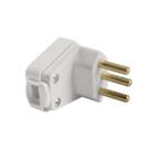plug macho 90 2 polos + terra 20a branco - weg