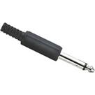 Plug P-10 Mono 6,35Mm Com Protecao Cabo 3558 - Kit C/10