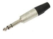 Plug P10 Conector Stereo Metálico Guitarra Violão Rean Rp3c