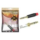 Plug P10 Estéreo Premium Profissional Black Series