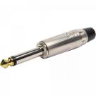 Plug P10 Mono Metal 17mm com Ponta Gold PGPZ0037 Storm - PCT / 10