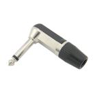 Plug P10 Mono Metal 90 G Linha Prof - Emb 5pçs - Tebera