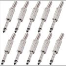 Plug p10 mono metal com mola 101.3.8 star cable pacote 10 c/unidades
