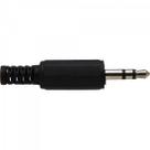 Plug P2 Estéreo Com Protetor de Cabo PGPD0003 Preto Storm - PCT / 50