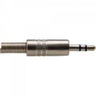 Plug P2 Estéreo de Metal Com Mola PGPD0004 Níquel Storm - PCT / 50