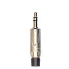 Plug P2 Estereo, KS3P, 3.5mm STR, Metal - Amphenol