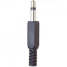 Plug P2 Mono Plástico Preto Genérico Storm - PCT / 50