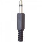 Plug P2 Mono Plástico Preto Genérico Storm - PCT / 50