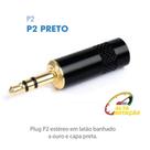 Plug P2 Santo Angelo Estereo Niquel - Op01 Plug P2 Santo Angelo Estereo Niquel - Op01