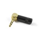 PLUG P2 STEREO SANTO ANGELO SAS OP01 90º LINHA OURO - SA - 21 PLUG P2 STEREO SANTO ANGELO SAS OP01 90º LINHA OURO - SA - 21