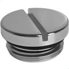 Plug Para Arremate 1/2 Polegada Rosca Macho Com Anel de Vedação 24 mm Tampão de Parede Rosqueável Cromado Metal Para Tubulação Acabamento Hidráulico