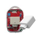 Plug Protector Qualitronix Protetor de Rede Elétrica Bivolt 20A DPS Classe III Contra Raios e Surtos Elétricos Cor Branco Design Compacto