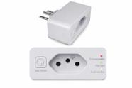Plug Protetor DPS Qualitronix 3P 10A Bivolt com Proteção Inteligente Contra Surtos, Quedas de Energia e Picos de Tensão Ideal para PC, TV, Notebook