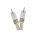 Plug RCA EVUS C-073 Metal com Mola Macho Plug RCA EVUS C-073 Metal com Mola Macho
