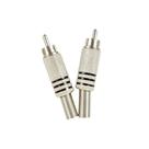 Plug RCA EVUS C-073 Metal com Mola Macho Plug RCA EVUS C-073 Metal com Mola Macho