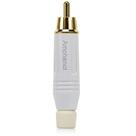 Plug RCA Macho ACPR-WHT, Amphenol - Branco Plug RCA Macho ACPR-WHT, Amphenol - Branco