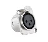 Plug santo angelo xlr femea painel