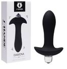 Plug Silicone c/ Vibro 10 x 3,1 cm (Cód 1326)