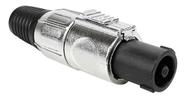 Plug Speakon Macho 4 Vias Metal Com Trava Mxt Profissional