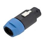 Plug Speakon Macho 8 Vias C/trava Emb 04 Pçs - Tebera Plug Speakon Macho 8 Vias C/trava Emb 04 Pçs - Tebera