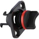 Plug Stopper SEACHOICE Tampão de drenagem de nylon preto de 2,5 cm