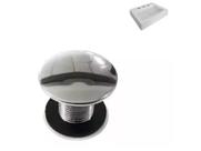 Plug Tampão Para Furos De Lavatório / Bidê Ou Pia Metal Crom 10142