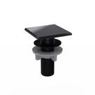 Plug Tapa Furo Preto Acabamento Quadrado Torneira Balcão Parede Bidê Blukit 50mm Plug Tapa Furo Preto Acabamento Quadrado Torneira Balcão Parede Bidê Blukit 50mm