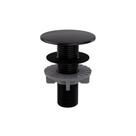 Plug Tapa Furo Preto Acabamento Redondo Torneira Balcão Parede Bidê Blukit 50mm