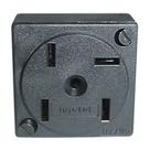 Plug Telef.femea Padrao Preta Tomada