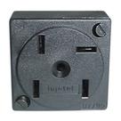 Plug Telef.femea Padrao Preta Tomada