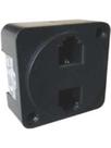 Plug Telefone Modular Idc Extensão Preto