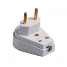 Plug Tomada 2 Pinos Angular 10a Até 250V Cinza Ilumi Plug Tomada 2 Pinos Angular 10a Até 250V Cinza Ilumi