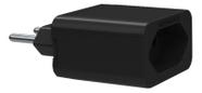 Plug Tomada Protetor Dps 2 P 10a Qpp01p Preto Qualitronix 127/220v