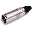 Plug Xlr Sas 3 Pinos Linha Macho Niquelado L3mnn01 Plug Xlr Sas 3 Pinos Linha Macho Niquelado L3mnn01
