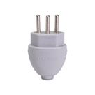 Plugue 2p+t 10a/250v Branco