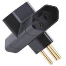 Plugue 3 Pinos Preto Tramontina 10A 250V