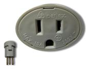 Plugue Adaptador 2 P +t Entrada Antiga Nova Entrada Perlex