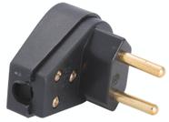 Plugue Angular 2P 10 A 250 V Tramontina Preto Plugue Angular 2P 10 A 250 V Tramontina Preto