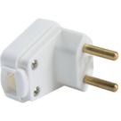 Plugue Angular 2P 250 V 10 A Tramontina Branco Plugue Angular 2P 250 V 10 A Tramontina Branco