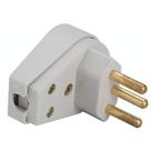 Plugue Angular 2p+t 10 A 250 V Tramontina Cinza Tramontina Plugue Angular 2p+t 10 A 250 V Tramontina Cinza Tramontina
