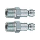 Plugue de aço Tru-Flate 12-125-2 1/4 T Design x 1/4 MNPT - pacote com 2
