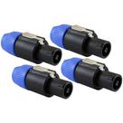 Plugue de alto-falante Twist Lock Plugue de alto-falante de 4 pólos Neutrik Speakon