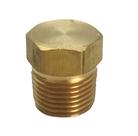 Plugue de cabeça hexagonal MPT de latão Homeplus+, 1/2"