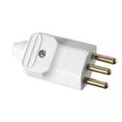 Plugue Desmontável 2P + T 180 20A Com Prensa Cabos Branco MarGirius