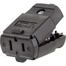 Plugue elétrico Leviton 102-EP 15 Amp 125V 2P 2W Preto