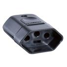 Plugue Fêmea Preto 2p+t De 10 Ampères E 250 Volts - 57403153 - Tramontina Plugue Fêmea Preto 2p+t De 10 Ampères E 250 Volts - 57403153 - Tramontina