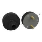 Plugue industrial 2 x 22a 500v de nylon - Lumibras