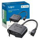 Plugue inteligente externo TP-Link Tapo Matter 2 saídas IP65