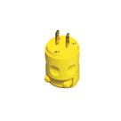 Plugue Leviton Vinyl 2 Wire 15A 115V Amarelo Plugue Leviton Vinyl 2 Wire 15A 115V Amarelo