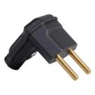 Plugue Macho 2 Pinos 10A 90 PLD6-2 Preto Margirius